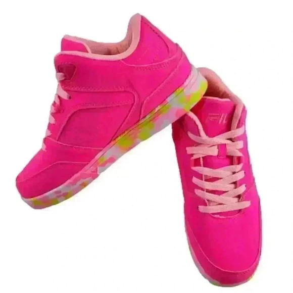 Fila Kid\'s Falina Mashup Sneakers Size 6 Pink